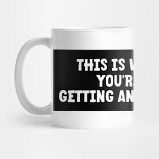 Cat Crying This Is Who You Are Getting Angry At Funny Meme Bumper Sticker Mug